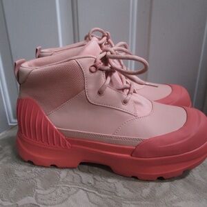 UGG Pink and Coral Winter Boots
